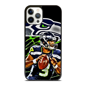 RUSSELL WILSON SEATTLE SEAHAWKS ART iPhone 12 Pro Case