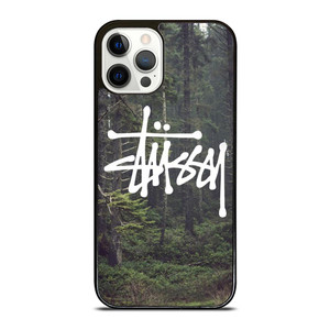 STUSSY SPOOKY FOREST LOGO iPhone 12 Pro Case STUSSY SPOOKY FOREST LOGO iPhone 12 Pro Case