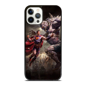 SUPERMAN VS DOOMSDAY ART iPhone 12 Pro Case SUPERMAN VS DOOMSDAY ART iPhone 12 Pro Case