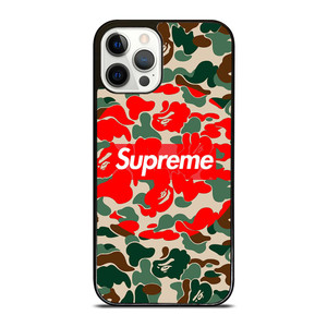 SUPREME BAPE CAMO iPhone 12 Pro Case SUPREME BAPE CAMO iPhone 12 Pro Case