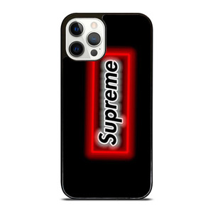SUPREME LOGO NEON BOX iPhone 12 Pro Case SUPREME LOGO NEON BOX iPhone 12 Pro Case
