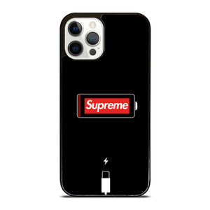 SUPREME PHONE LOW BATTERY iPhone 12 Pro Case SUPREME PHONE LOW BATTERY iPhone 12 Pro Case