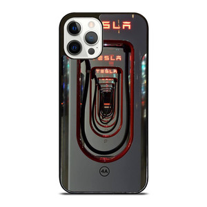TESLA STATION CHARGE iPhone 12 Pro Case TESLA STATION CHARGE iPhone 12 Pro Case