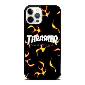 THRASHER SKATEBOARD MAGAZINE FLAME iPhone 12 Pro Case THRASHER SKATEBOARD MAGAZINE FLAME iPhone 12 Pro Case