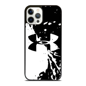UNDER ARMOUR LOGO BLACK AND WHITE iPhone 12 Pro Case UNDER ARMOUR LOGO BLACK AND WHITE iPhone 12 Pro Case