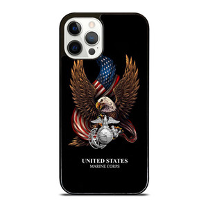 UNITED STATES MARINE CORPS USMC LOGO iPhone 12 Pro Case UNITED STATES MARINE CORPS USMC LOGO iPhone 12 Pro Case