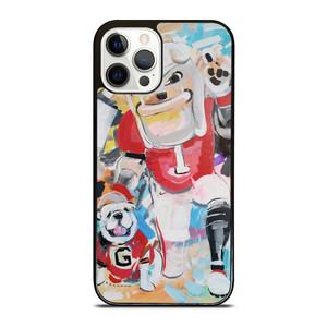 UNIVERSITY OF GEORGIA BULLDOGS UGA ART iPhone 12 Pro Case UNIVERSITY OF GEORGIA BULLDOGS UGA ART iPhone 12 Pro Case