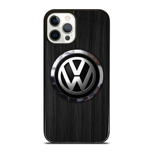VW VOLKSWAGEN WOODEN EMBLEM iPhone 12 Pro Case VW VOLKSWAGEN WOODEN EMBLEM iPhone 12 Pro Case