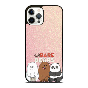 WE BARE BEARS PINK GILTTER iPhone 12 Pro Case WE BARE BEARS PINK GILTTER iPhone 12 Pro Case