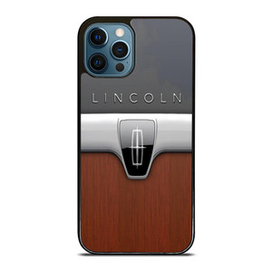 LINCOLN MOTOR WOODEN CHROME LOGO iPhone 12 Pro Max Case