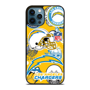 LOS ANGELES CHARGERS NFL STICKER BOMB iPhone 12 Pro Max Case