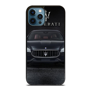 MASERATI CAR BLACK LOGO iPhone 12 Pro Max Case