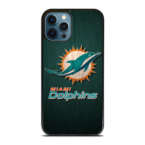 MIAMI DOLPHINS WOODEN LOGO iPhone 12 Pro Max Case