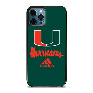 MIAMI HURRICANES GREEN LOGO iPhone 12 Pro Max Case