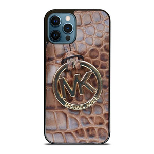 MICHAEL KORS BROWN LEATHER iPhone 12 Pro Max Case
