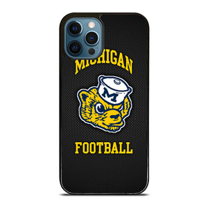MICHIGAN WOLVERINES FOOTBALL MASCOT iPhone 12 Pro Max Case MICHIGAN WOLVERINES FOOTBALL MASCOT iPhone 12 Pro Max Case