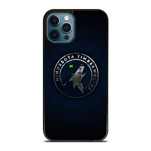 MINNESOTA TIMBERWOLVES BLUE CARBON iPhone 12 Pro Max Case