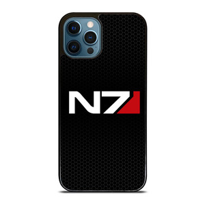 N7 MASS EFFECT METAL LOGO iPhone 12 Pro Max Case