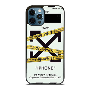 OFF WHITE YELLOW STRIPES iPhone 12 Pro Max Case