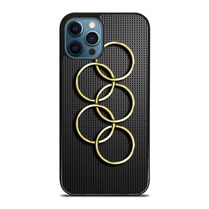 OLYMPIC RINGS GOLD CARBON iPhone 12 Pro Max Case OLYMPIC RINGS GOLD CARBON iPhone 12 Pro Max Case