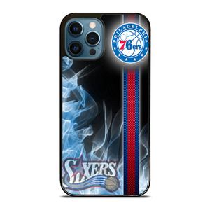 PHILADELPHIA 76ERS NBA FIRE iPhone 12 Pro Max Case