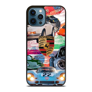 PORSCHE COLLAGE POSTER iPhone 12 Pro Max Case