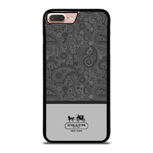 COACH NEW YORK GREY BATIK iPhone 8 Plus Case COACH NEW YORK GREY BATIK iPhone 8 Plus Case