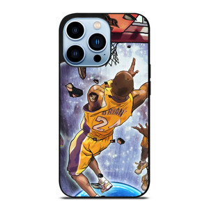 LA LAKERS KOBE BRYANT JUMP ART iPhone 13 Pro Max Case LA LAKERS KOBE BRYANT JUMP ART iPhone 13 Pro Max Case