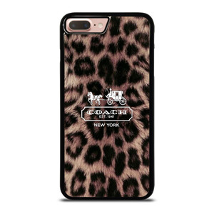 COACH NEW YORK LEOPARD iPhone 8 Plus Case