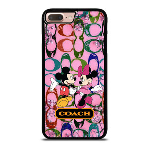 COACH PINK FLOWER MICKEY MINNIE iPhone 8 Plus Case COACH PINK FLOWER MICKEY MINNIE iPhone 8 Plus Case