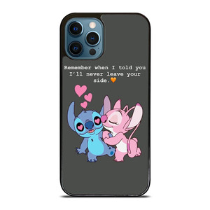 STITCH AND GIRLFRIEND LOVE QUOTE iPhone 12 Pro Max Case