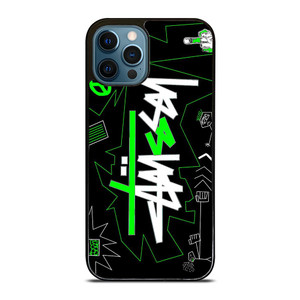 STUSSY ARTWORK LOGO iPhone 12 Pro Max Case