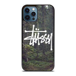 STUSSY SPOOKY FOREST LOGO iPhone 12 Pro Max Case