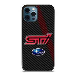 SUBARU STI CARBON LOGO iPhone 12 Pro Max Case SUBARU STI CARBON LOGO iPhone 12 Pro Max Case