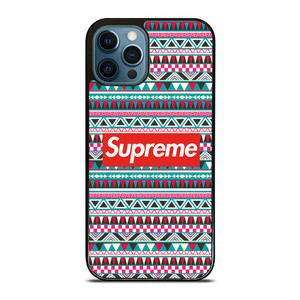 SUPREME AZTEC PATTERN iPhone 12 Pro Max Case SUPREME AZTEC PATTERN iPhone 12 Pro Max Case