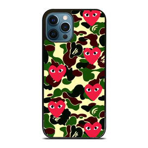 SUPREME BAPE COMME DES GARCONS iPhone 12 Pro Max Case SUPREME BAPE COMME DES GARCONS iPhone 12 Pro Max Case