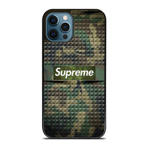 SUPREME BET LOGO CAMO iPhone 12 Pro Max Case
