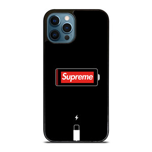 SUPREME PHONE LOW BATTERY iPhone 12 Pro Max Case SUPREME PHONE LOW BATTERY iPhone 12 Pro Max Case