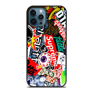 SUPREME STICKER AND OTHER BRAND iPhone 12 Pro Max Case