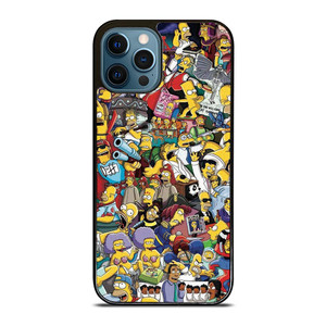 THE SIMPSONS ALL COLLAGE iPhone 12 Pro Max Case