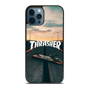 THRASHER LOGO SKATEBOARD MAGAZINE  iPhone 12 Pro Max Case THRASHER LOGO SKATEBOARD MAGAZINE  iPhone 12 Pro Max Case