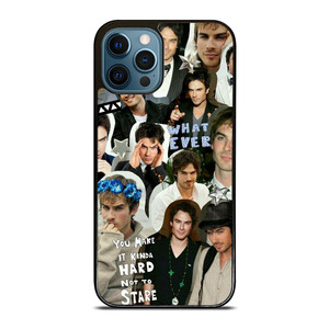 VAMPIRE DIARIES IAN SOMERHALDER COLLAGE iPhone 12 Pro Max Case