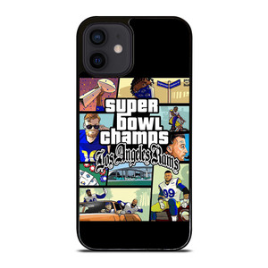 LOS ANGELES RAMS CHAMPIONS CARTOON iPhone 12 Mini Case