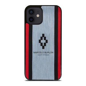 MARCELO BURLON STRIPE LOGO iPhone 12 Mini Case MARCELO BURLON STRIPE LOGO iPhone 12 Mini Case