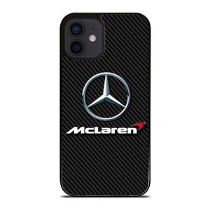 MERCEDES MCLAREN CARBON LOGO iPhone 12 Mini Case