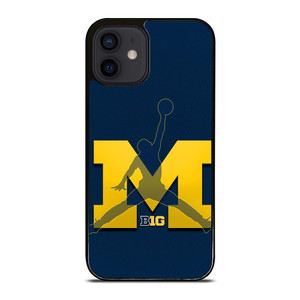 MICHIGAN WOLVERINES AIR JORDAN iPhone 12 Mini Case MICHIGAN WOLVERINES AIR JORDAN iPhone 12 Mini Case