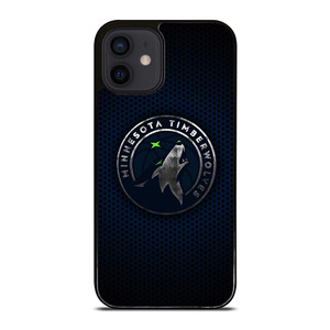MINNESOTA TIMBERWOLVES BLUE CARBON iPhone 12 Mini Case