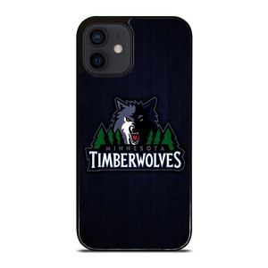MINNESOTA TIMBERWOLVES WOODEN LOGO iPhone 12 Mini Case