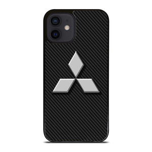 MITSUBISHI CARBON LOGO iPhone 12 Mini Case MITSUBISHI CARBON LOGO iPhone 12 Mini Case