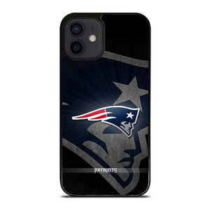 NEW ENGLAND PATRIOTS METAL LOGO iPhone 12 Mini Case